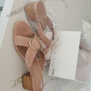 NIB Anthropologie Suede Heels